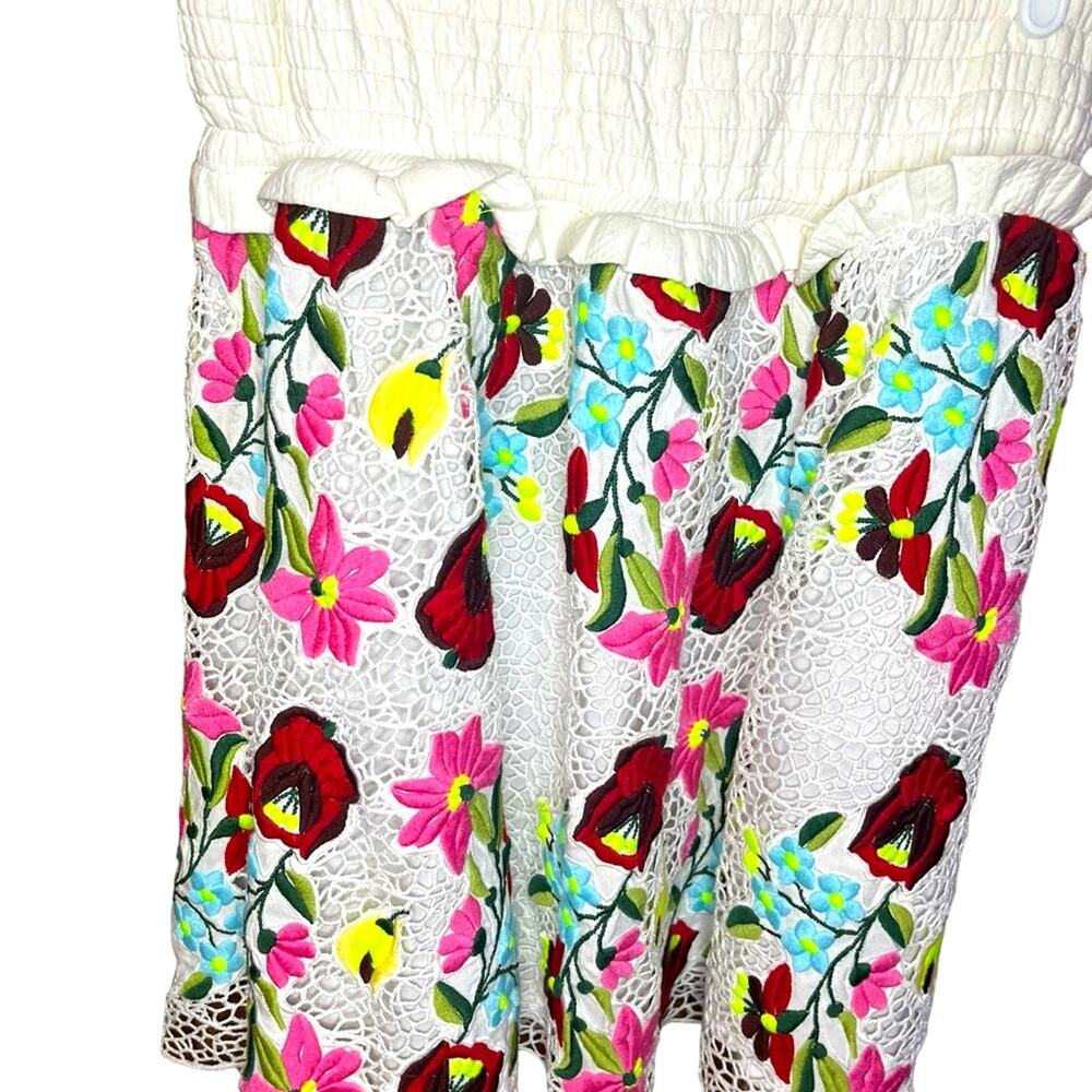 Manoush Crochet and Embroidery Floral Skirt NWT Retail $615 Euro 40-US 8